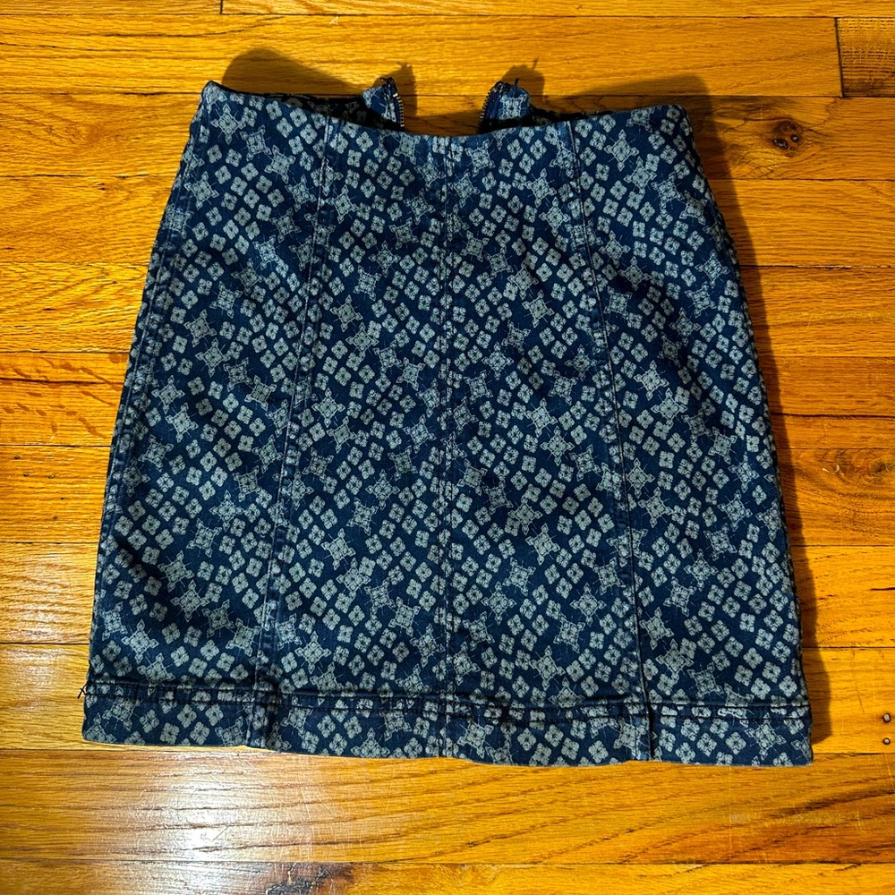 Vintage Free People Jean Skirt